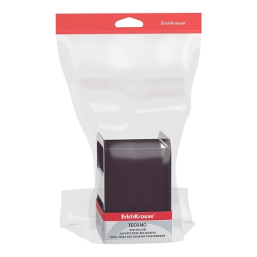 Подставка настольная пластиковая ErichKrause Techno, Marsala, фиолетовая