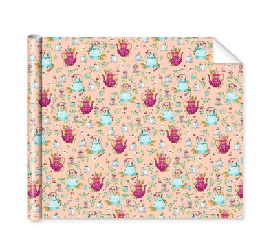 Бумага упаковочная 70*100см "Чайники и кувшины"