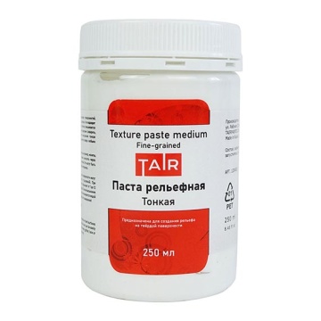 Паста акриловая рельефная "Таир" 250мл, тонкая