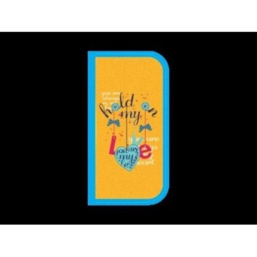 Пенал 3 отд. (190*105*60) молния, лам.картон "Сердечки-бантики"