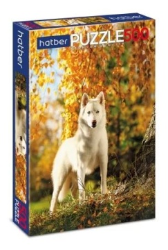 Пазлы  500 элементов  330*480мм.  "Собака Хаски" Premium