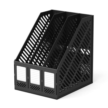 Накопитель д\бумаг верт. сборный, 3 отд. Classic, чёрный