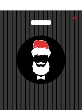 Пакет 45*38см (60мк) с вырубной укрепл. ручкой "Эксперт в подарках" ПВД