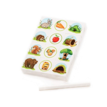 Игра обучающая "Ассоциации. Дикие животные" 12 дет., пластик