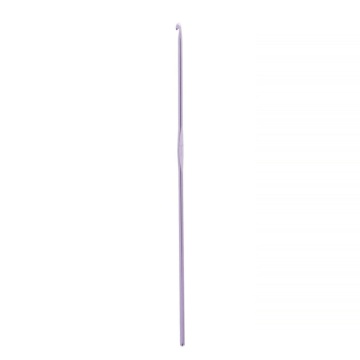 Крючок для вязания D=2,5мм, 15см в чехле розовый