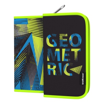 Пенал 1 отделение 205*110 ткань "Triangle" ERICH KRAUSE 57517