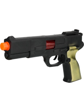 Игрушка пистолет-трещотка 30см