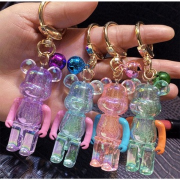 Брелок "deVENTE. Bear Collection" 2*6см с метал.колокольчиком, акриловый, 4 диз.