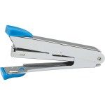 Степлер №10 на 15л 35мм 50ск металл антистеп синий
