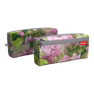 Пенал квадро с двумя отделениями ErichKrause 210x100x50мм Garden Flower
