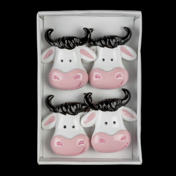 Набор ErichKrause Decor 4 коровки на липучке 4см