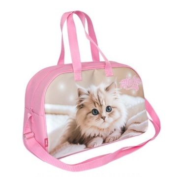 Сумка для внешкольных занятий 41*26*17см Оникс "Пушистое счастье" карман, регулируемый съемный ремен