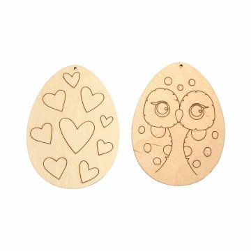 Заготовка деревянная ПАСХА Подвеска "Пасхальные яйца" 12см