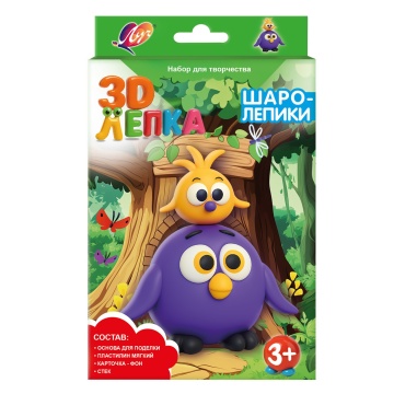 Набор с пластилином «Шаролепики. Птички»