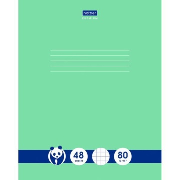 Тетрадь А5 48л кл. Hatber "Панда-Тетрадь", белизна 98%