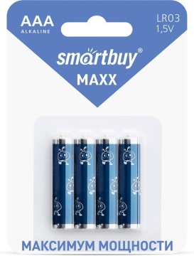 Батарейка LR-03 (ААА) Smartbuy MAXX  блистер, цена за 1 шт