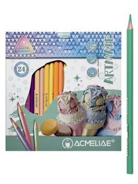 Карандаши цвет. 24цв Acmeliae Pastel Artmate трехгранные