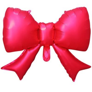 Шар фольга 21" "Бант красный" 53см