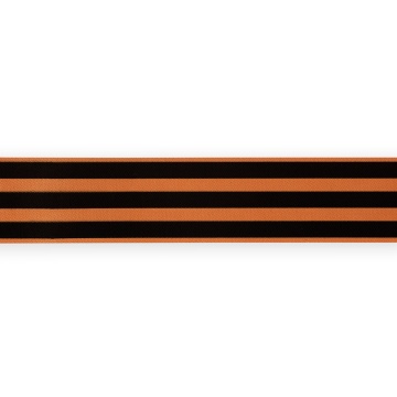 Лента "Георгиевская" 35мм 40см, 25шт/уп