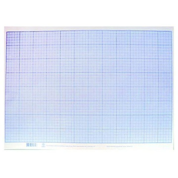 Миллиметровка А2 (400х600), голубая сетка