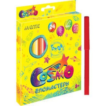 Фломастеры  24цв "deVENTE. Cosmo", вент. колпачок, карт.коробка