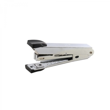 Степлер №10 Alingar, на 10 л., корпус металлический хром, с черной вставкой