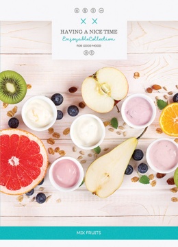 Тетрадь А4 80л ЛИН. скоба ПЗБМ "Фруктовый коктейль"