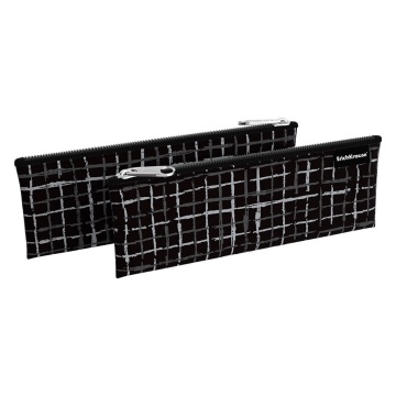 Пенал конверт ErichKrause 220х90мм Чёрная клетка