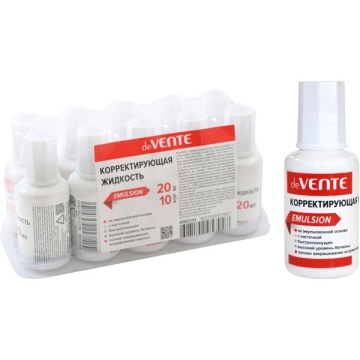 Корректирующая жидкость deVENTE, 20мл., эмульс.основа