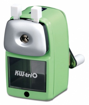 Точилка механическая, металл.корпус, ассорти