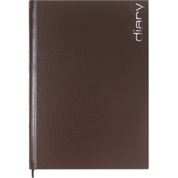 Ежедневник недат. А5 Attomex Orion 272 стр., коричневый, тв.обл., бумвинил, ляссе, 70г/м2