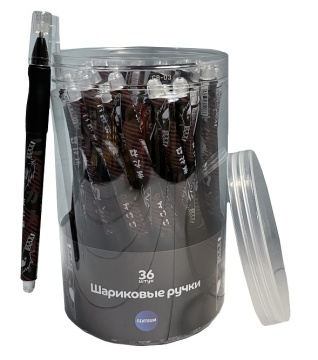 Ручка шариковая "Аниме "Ножи"" синяя, 0,7мм, Soft touch, эргоном.грипп