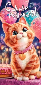 Конверт для денег "С днём рождения!"