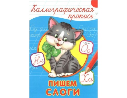 Каллиграфическая пропись А-4 Пишем слоги