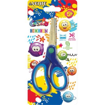 Ножницы детские "deVENTE. Cosmo" 13см, прорезиненными ручками