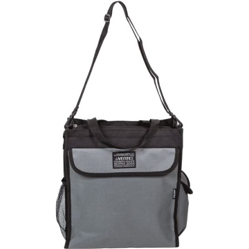 Сумка для дополн.занятий 36*31*12см deVENTE "  Gray"  1отд., 3кармана, серая