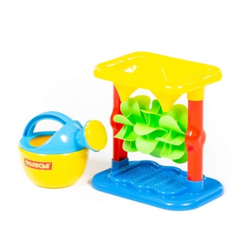 Набор игрушек. Мельница для песка и лейка.