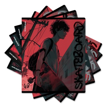 Тетрадь А5 48л кл. Erich Krause "Mystery Guy", выборочный УФ-лак.