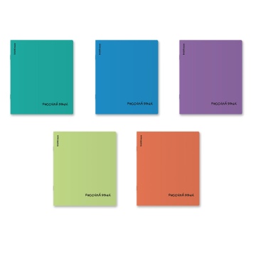 Тетрадь общая ученическая с пластиковой обложкой на скобе ErichKrause Pulse, Русский язык, 48 листов