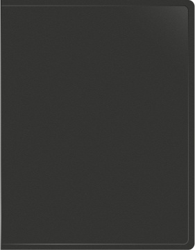 Папка файл А4 100лист 0,70мм черная
