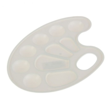 Палитра овальная классическая художника 10 ячеек