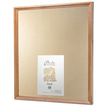 Фоторамка дерево 50*60см. 1701 (Светло-коричневая)