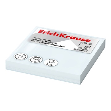 Бумага с липким краем (75*75мм)  100л, белый