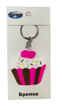 Брелок для ключей "Пирожное" 5,5см