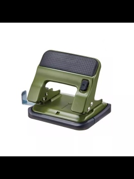 Дырокол KW-TRIO  30 лист., металл, зеленый