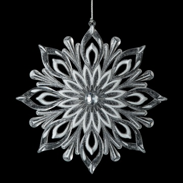 Украшение ErichKrause Decor Снежинка ледяные узоры 15см