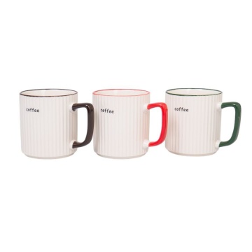 Кружка керамическая 400мл "Кофе" 3 дизайна