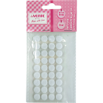 Липучки самоклеящиеся д/рукоделия "deVENTE. DIY" d=1 см, 72 шт, 36 пар