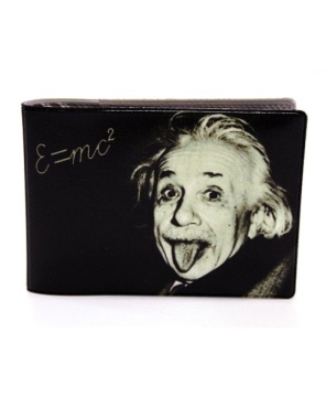 Обложка для Студенческого билета, Твой стиль" Эйнштейн" 78*216мм, кожзам