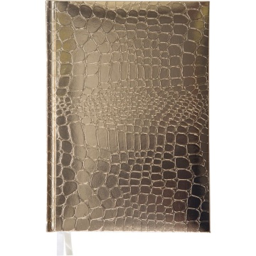 Ежедневник дат. 2026г А5 Attomex. Arkona 336стр., золотистый, тв.обл., бумвинил, ляссе